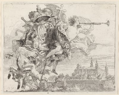 Armoiries de Karl Philip von Greiffenklau, Prince-Évêque de Wurzburg - Giovanni Domenico Tiepolo