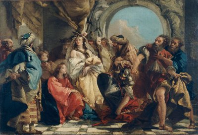 Christ et la femme adultère - Giovanni Domenico Tiepolo