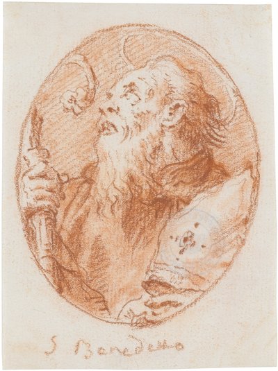 Saint Benoît - Giovanni Domenico Tiepolo