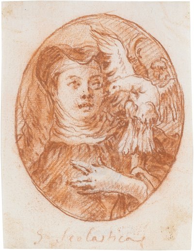 Die hl. Scholastika - Giovanni Domenico Tiepolo