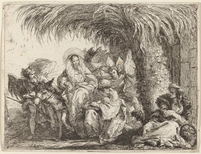 Joseph agenouillé avec l