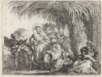 Joseph agenouillé avec l