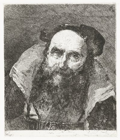 Vieil homme riant - Giovanni Domenico Tiepolo