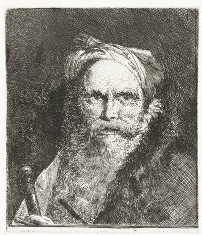 Homme avec épée - Giovanni Domenico Tiepolo