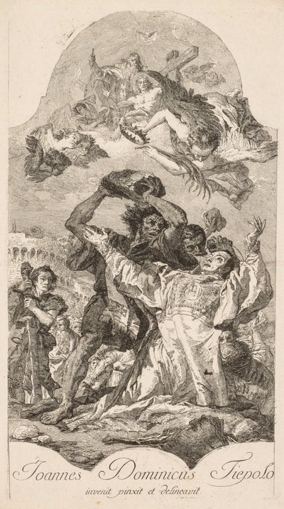 Le Martyre de Saint Étienne - Giovanni Domenico Tiepolo
