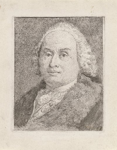 Portrait de Giambattista Tiepolo, de la Raccolta di Teste (Collection de Têtes) - Giovanni Domenico Tiepolo