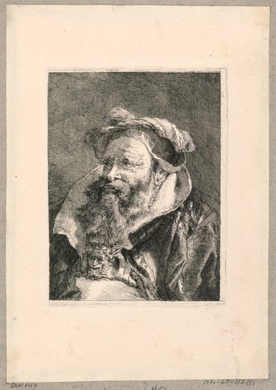 Raccolta di teste - Giovanni Domenico Tiepolo