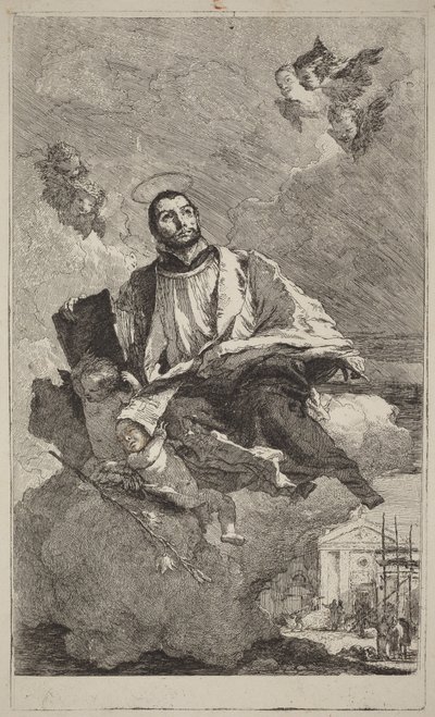 Saint Gaétan de Thiene - Giovanni Domenico Tiepolo