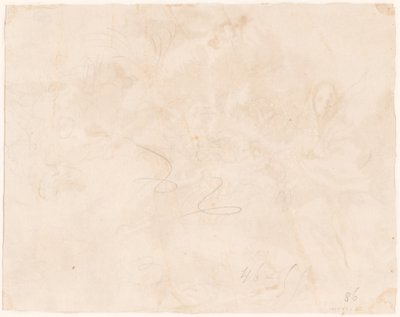 Esquisse pour la fuite en Égypte [verso] - Giovanni Domenico Tiepolo