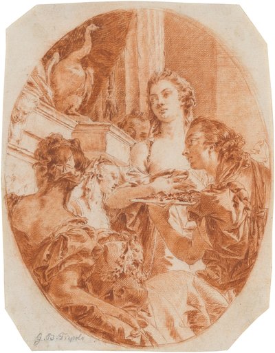 Tarquin et Lucrèce - Giovanni Domenico Tiepolo
