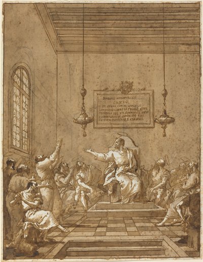 Le Credo des Apôtres - Giovanni Domenico Tiepolo