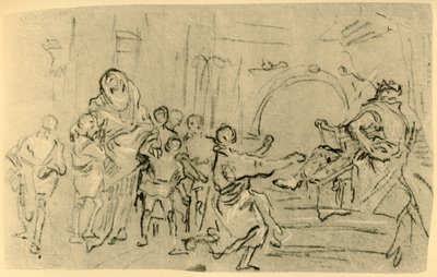 La mère des Maccabées devant Antiochus, vers 1759, 1928 - Giovanni Domenico Tiepolo