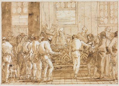 Le Procès, années 1790 - Giovanni Domenico Tiepolo