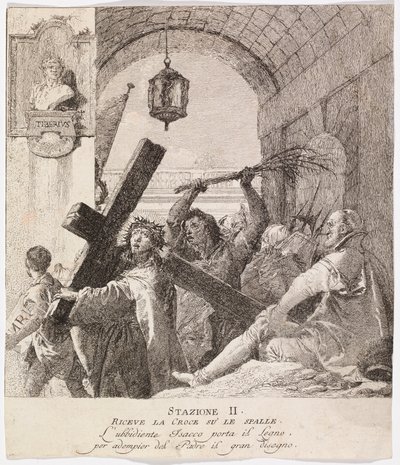 Via crucis - Station II. Jésus prend sa croix - Giovanni Domenico Tiepolo