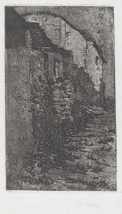 Bauco près de Rome - Giovanni Fattori