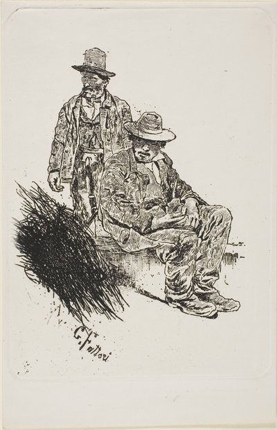 Bergers - Giovanni Fattori