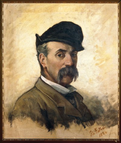 Italie, Florence, Autoportrait à 59 ans - Giovanni Fattori