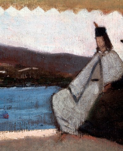 La rotonde de Palmieri (détail) - Giovanni Fattori