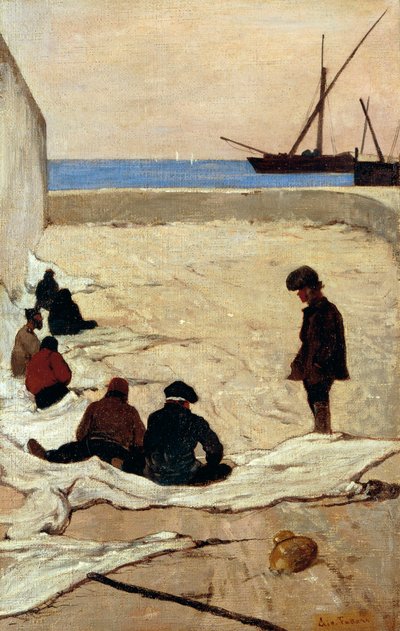 Réparation des filets - Giovanni Fattori