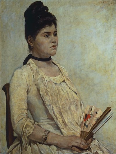 Portrait de la belle-fille Giulia Marinelli - Giovanni Fattori