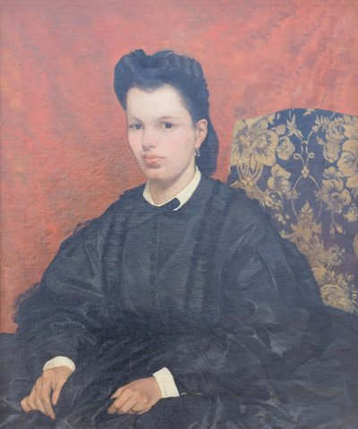 Portrait de la première épouse, vers 1865, Giovanni Fattori - Giovanni Fattori
