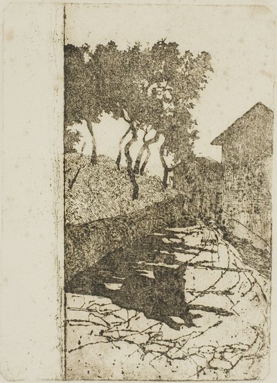 Le chien noir - Giovanni Fattori