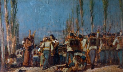 Les massacres de Mantoue - Giovanni Fattori