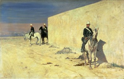 La Montre (Le Mur Blanc), c.1871 - Giovanni Fattori