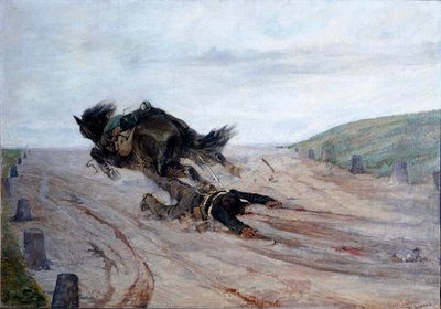 Le pied dans le cheval (Lo staffato) - Giovanni Fattori