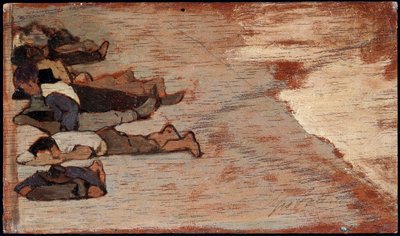 La sieste des ouvriers - Giovanni Fattori