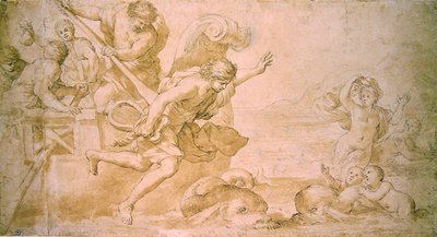Arion et les dauphins - Giovanni Francesco Romanelli