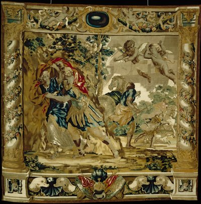 Didon et Énée cherchent refuge contre une tempête - Giovanni Francesco (1610 62) Romanelli