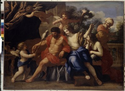 Hercule et Omphale - Giovanni Francesco Romanelli