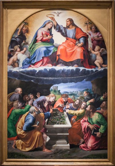 Couronnement de la Vierge, ou Madonna de Monteluce, c.1505-25 - Giovanni Francesco (c.1488 1528) Penni