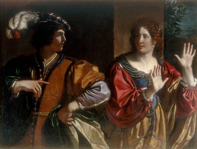 Hammon et Tamar - Giovanni Francesco Barbieri