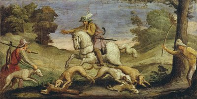 Chasse aux lièvres, 1615 - Giovanni Francesco Barbieri