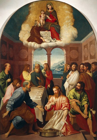 Le lavement des pieds - Giovanni Francesco Caroto