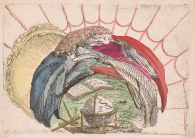 Savants consultant des livres et un globe - Giovanni Francesco Costa