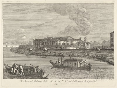 Vue de la Villa Pisani - Giovanni Francesco Costa
