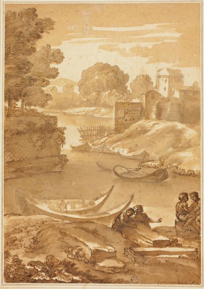 Figures assises au bord d