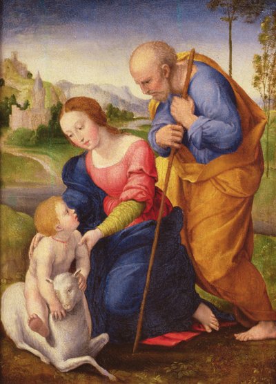 La Sainte Famille avec l