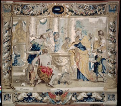 Dido sacrifie à Junon, la déesse du mariage, 1679 - Giovanni Francesco Romanelli