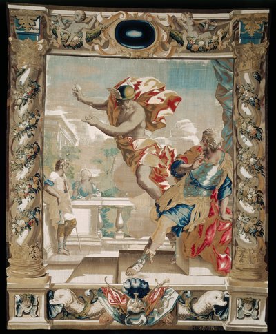Mercure dit à Énée de quitter Carthage, 1679 - Giovanni Francesco Romanelli
