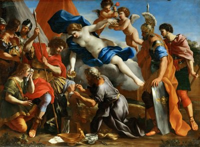 Vénus versant un baume sur la blessure d