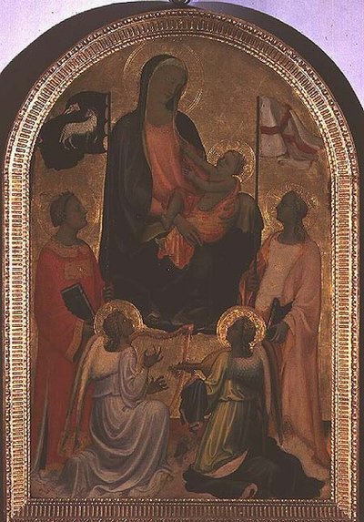 Madone et Enfant avec Saint Étienne et Sainte Ursule - Giovanni Francesco Toscani