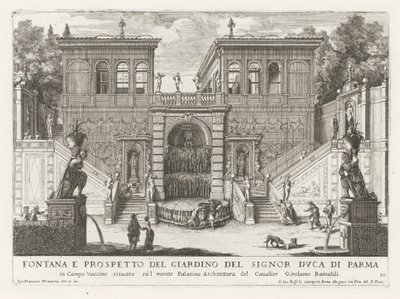 Jardins Farnèse à Rome - Giovanni Francesco Venturini