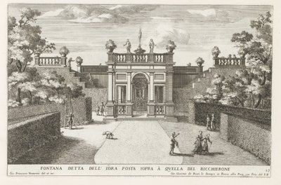 Fontaine dans les jardins de la Villa d