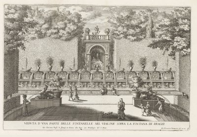 Fontaine dans les jardins de la Villa d