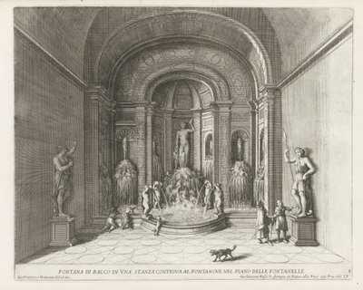 Fontaine de Bacchus dans la Villa d