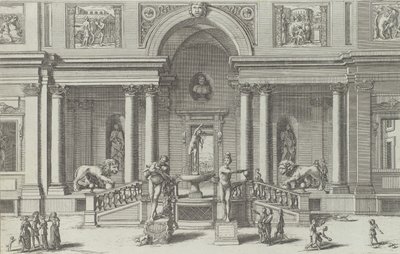Fontaine de Mercure dans le jardin de la Villa Médicis - Giovanni Francesco Venturini
